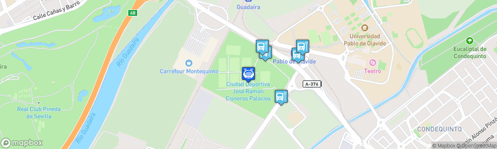 Static Map of Ciudad Deportiva José Ramón Cisneros Palacios