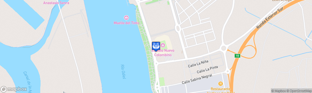 Static Map of Estadio Nuevo Colombino