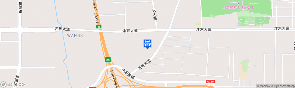 Static Map of Xi’an International Football Centre
