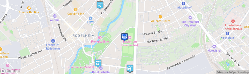 Static Map of Stadion am Brentanobad