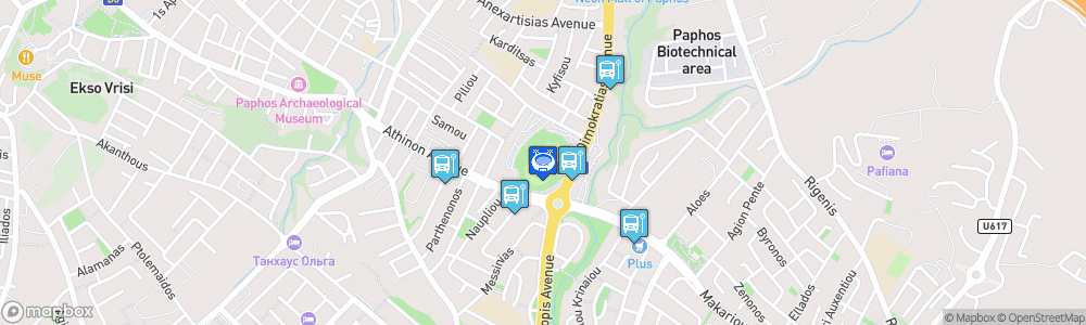 Static Map of Stelios Kyriakidis Stadium