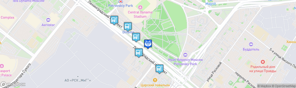 Static Map of VTB Arena