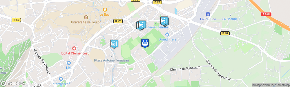 Static Map of Stade Guy Moquet