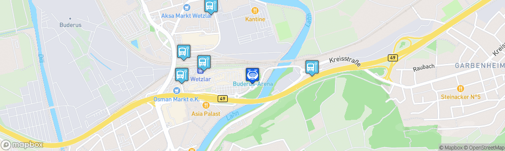 Static Map of Rittal Arena Wetzlar