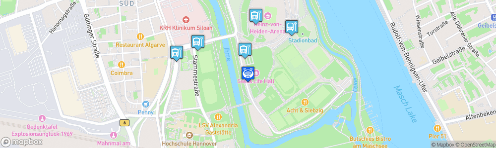 Static Map of Swiss Life Hall