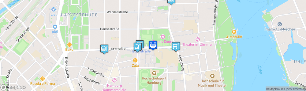 Static Map of Tennisstadion Am Rothenbaum