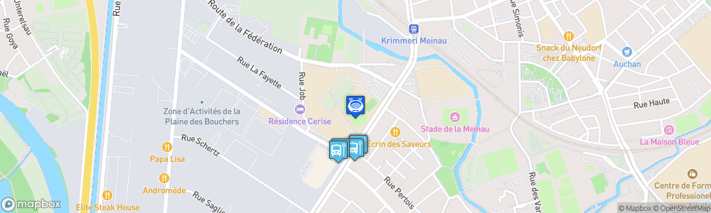 Static Map of Basket Center - Strasbourg