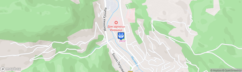 Static Map of Stadion kraj Moravice