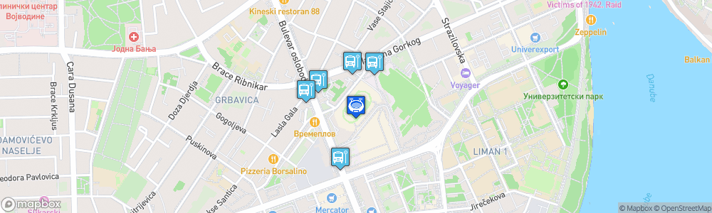 Static Map of Stadion Karađorđe