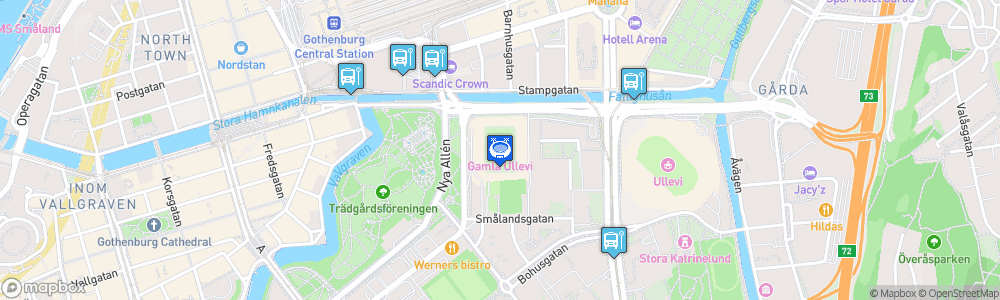 Static Map of Gamla Ullevi