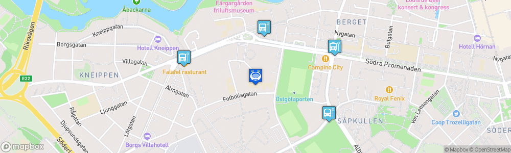 Static Map of Nya Parken