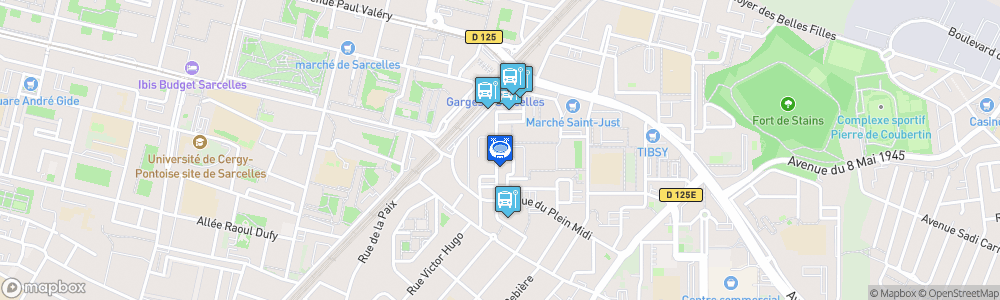 Static Map of Patinoire du Val de France