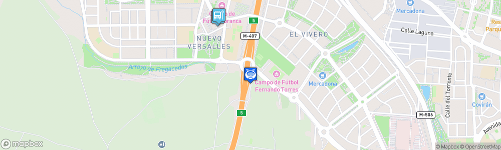 Static Map of Estadio Fernando Torres