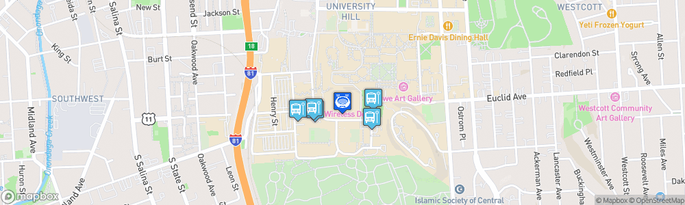 Static Map of Carrier Dome