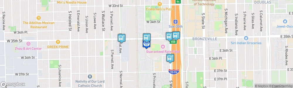 Static Map of Guaranteed Rate Field