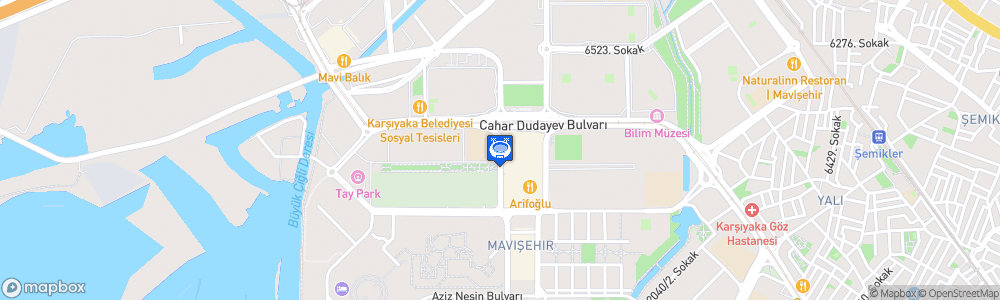 Static Map of Karşıyaka Arena