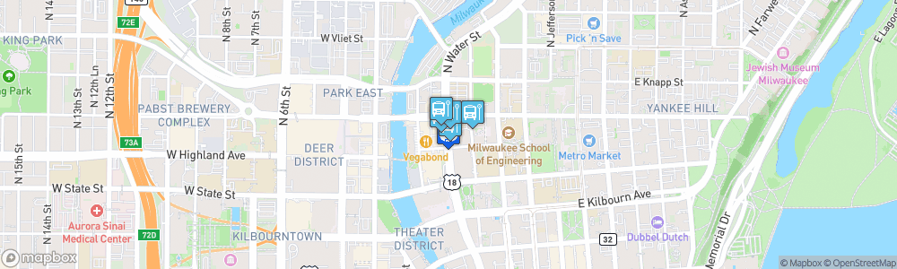 Static Map of Fiserv Forum