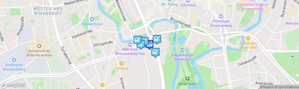 Static Map of Volkswagen Halle Braunschweig