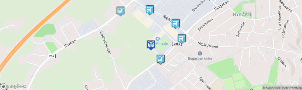 Static Map of Sandefjord Arena