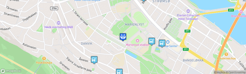 Static Map of Marienlyst Stadion