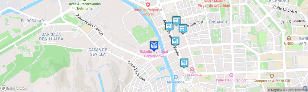 Static Map of Estadio Cartagonova