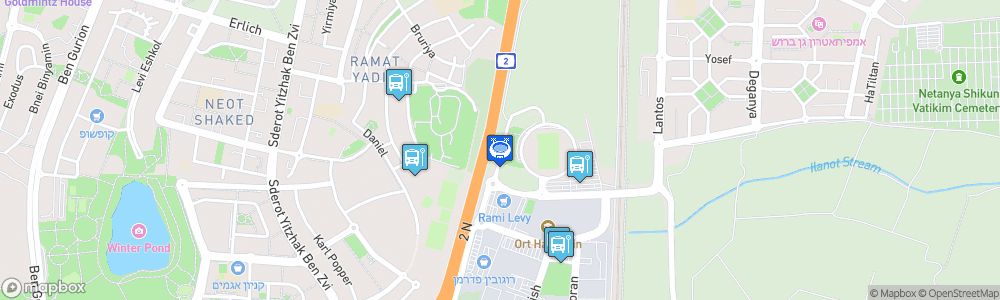 Static Map of Netanya Stadium