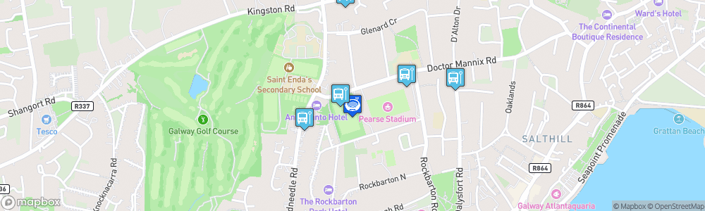 Static Map of Pearse Stadium