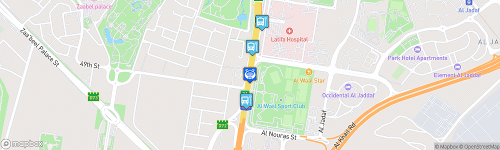 Static Map of Zabeel Stadium