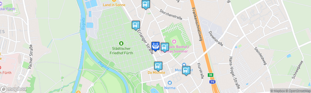 Static Map of Sportpark Ronhof Thomas Sommer