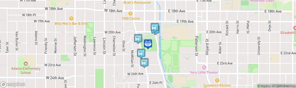 Static Map of Civic Stadium