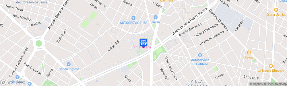 Static Map of Antel Arena