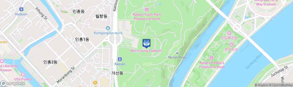 Static Map of Kim Il-sung Stadium