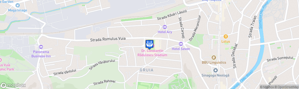 Static Map of Stadionul Dr. Constantin Rădulescu