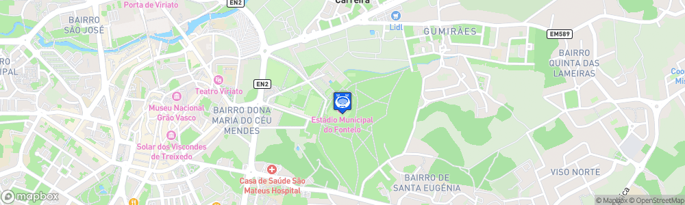 Static Map of Estádio do Fontelo