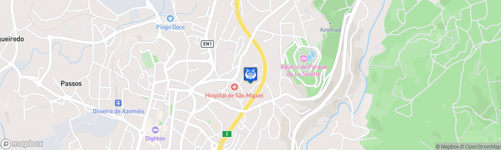 Static Map of Estádio Carlos Osório