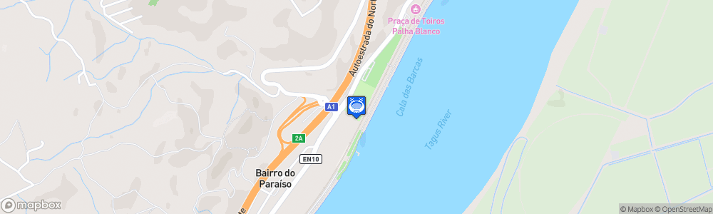 Static Map of Estádio Campo do Cevadeiro