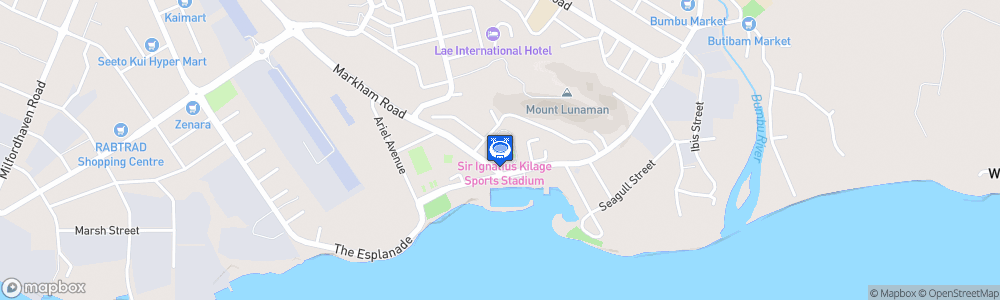 Static Map of Sir Ignatius Kilage Stadium