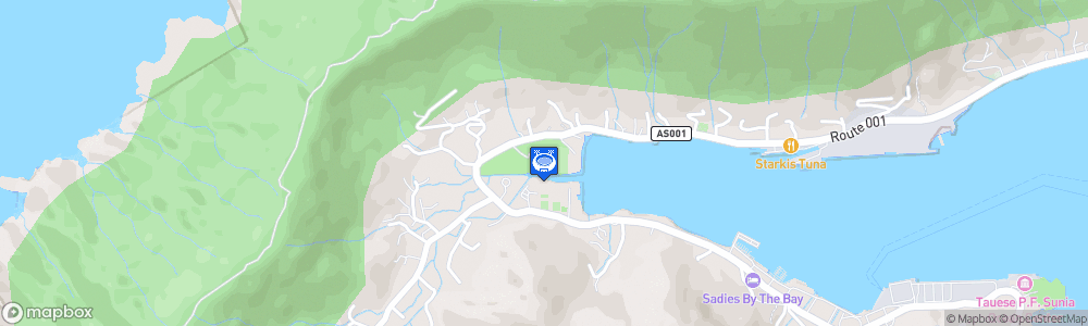 Static Map of Pago Park Soccer Stadium