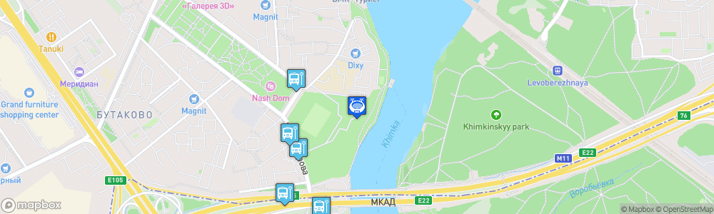 Static Map of Khimki Basketball Center