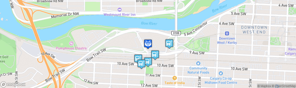 Static Map of CalgaryNext