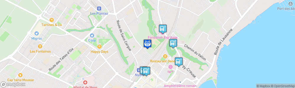 Static Map of Centre sportif du Rocher