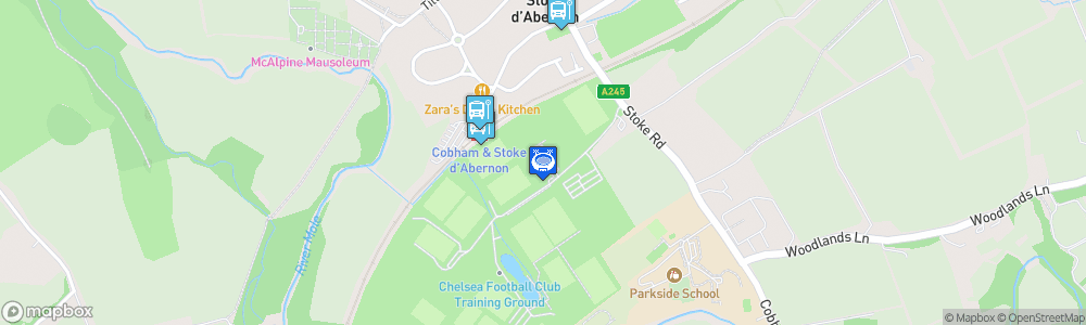 Static Map of Cobham Training Centre