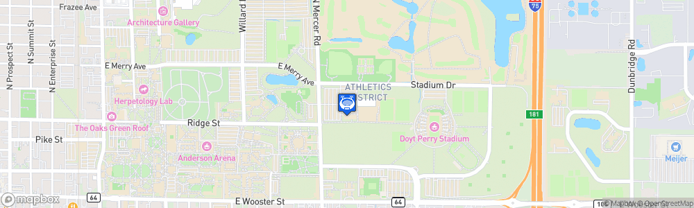 Static Map of Slater Family Ice Arena