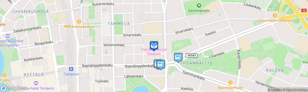 Static Map of Tammelan Stadion