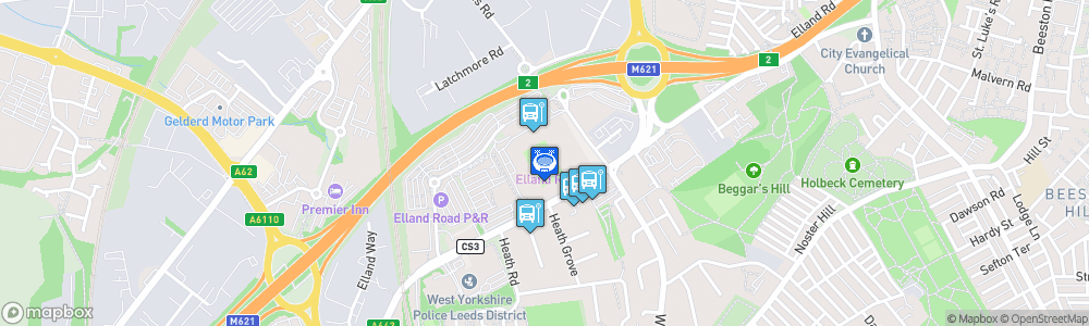 Static Map of Elland Road