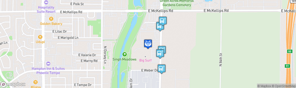 Static Map of Oceanside Ice Arena