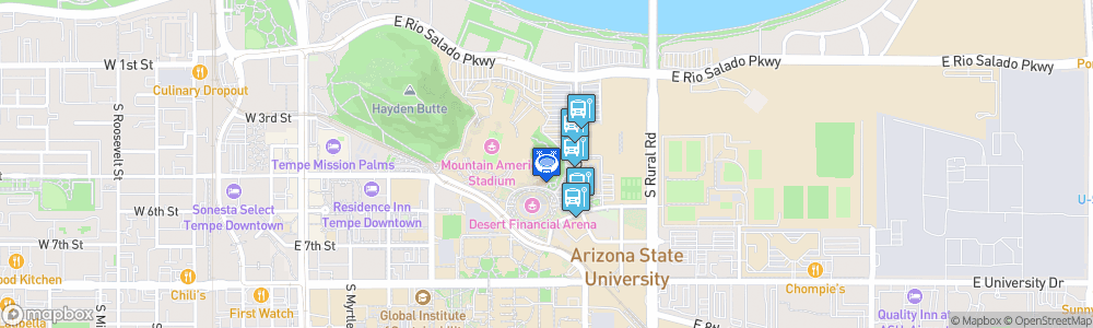 Static Map of Mullett Arena