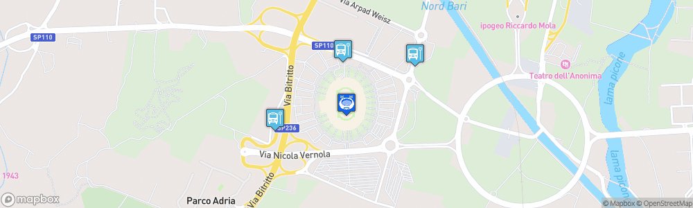 Static Map of Stadio San Nicola