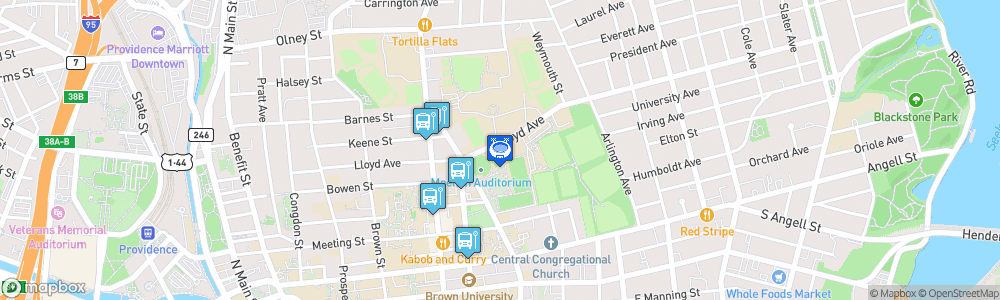 Static Map of Paul Bailey Pizzitola Memorial Sports Center