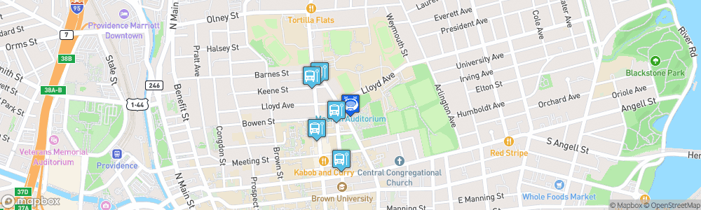 Static Map of George V. Meehan Auditorium